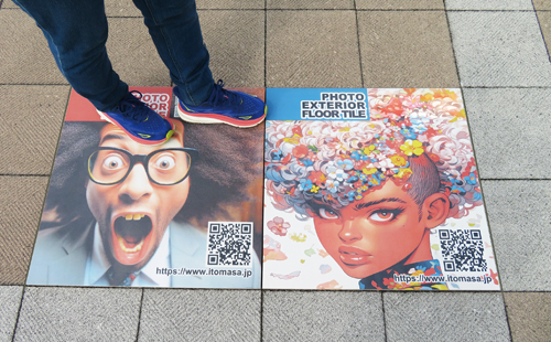 ノンスリップ加工・写真陶板・広告媒体